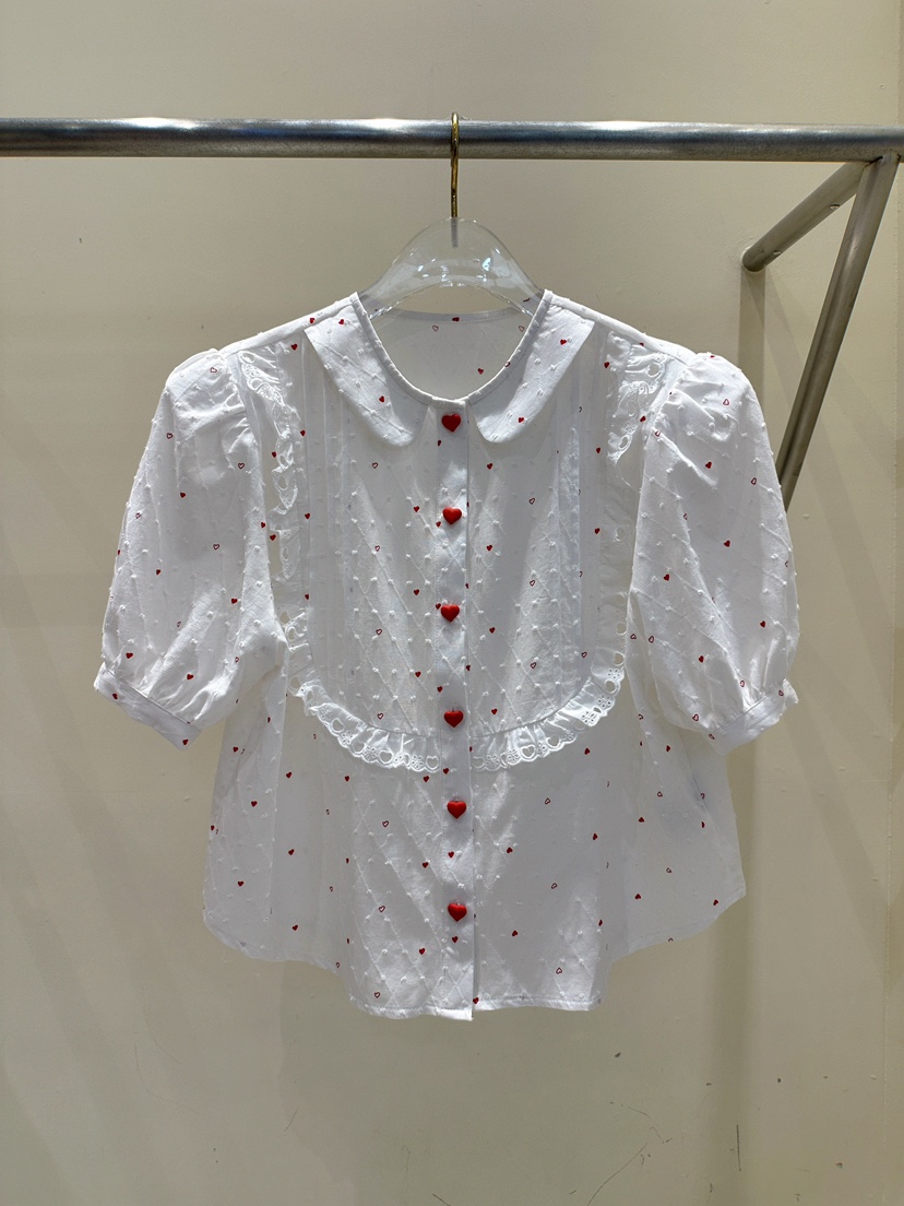 81 MARKET-L韓國直郵㊣女裝新品25春夏人氣時尚襯衫蕾絲衫81 MARKET-L襯衫/蕾絲衫