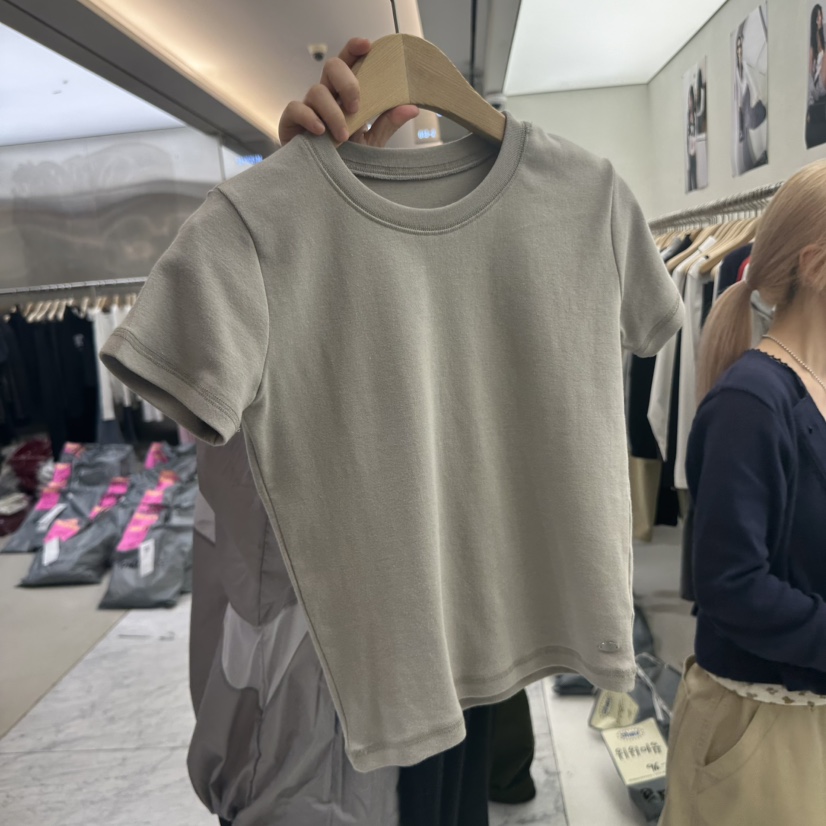 CHAV韓國㊣直郵東大門代購女裝新款推薦熱賣25春夏時尚休閑T恤CHAVT恤圖色3