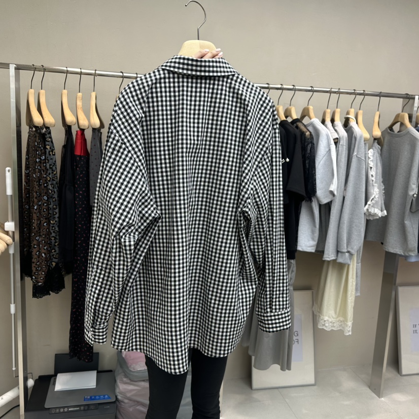 FORMING-P直郵韓國代購㊣女裝新品休閑熱賣25春夏襯衫蕾絲衫FORMING襯衫/蕾絲衫