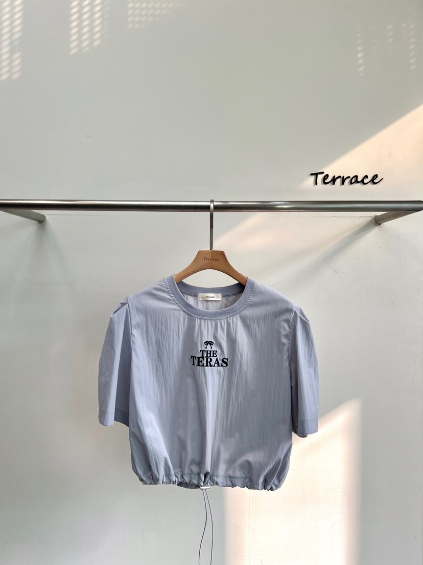 TERRACE直郵韓國代購㊣女裝新品人氣熱賣推薦時尚休閑25春夏T恤TERRACET恤圖色2