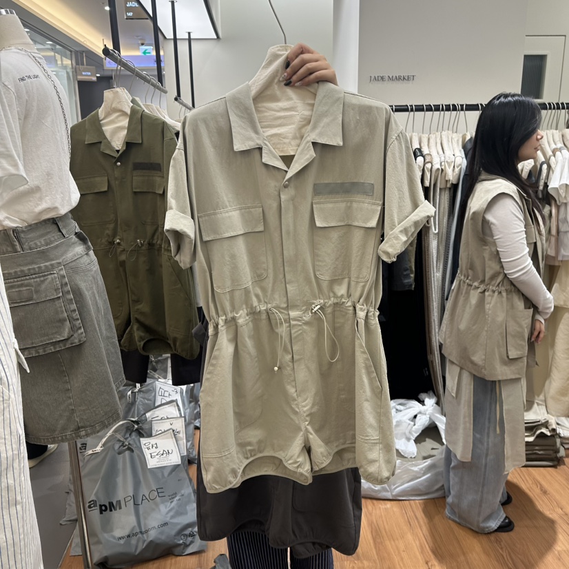 JADEMARKET韓國直郵㊣東大門實拍女裝新款熱賣人氣休閑連體褲JADE MARKET連體褲圖色2