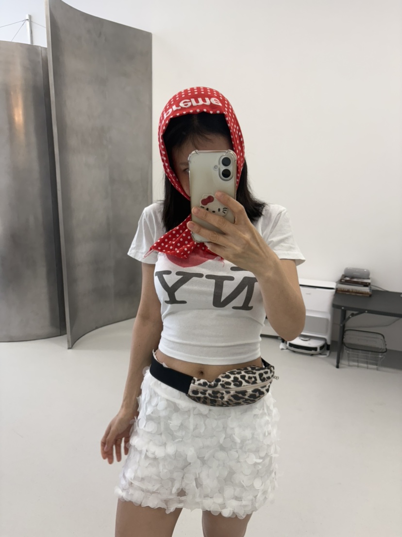 PLATFORM-L直郵韓國代購㊣女裝新款推薦25春夏休閑人氣短裙PLATFORM短裙