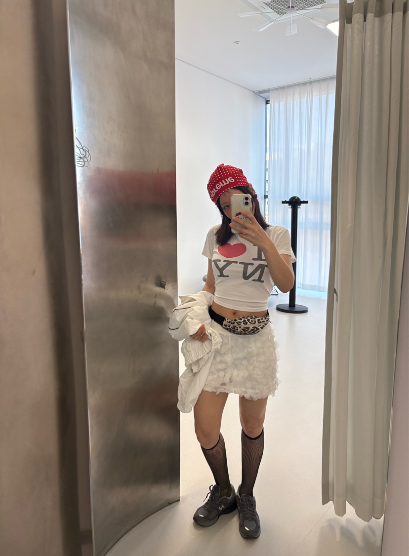 PLATFORM-L直郵韓國代購㊣女裝新款推薦25春夏休閑人氣短裙PLATFORM短裙