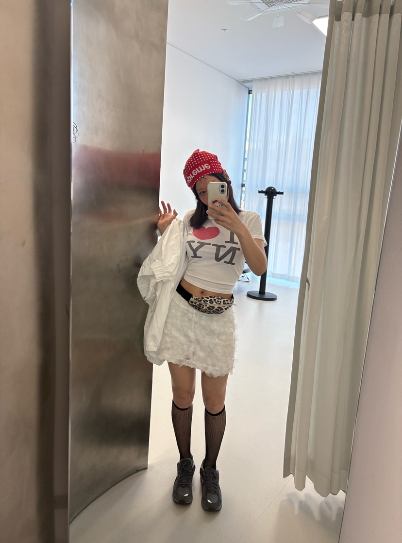 PLATFORM-L直郵韓國代購㊣女裝新款推薦25春夏休閑人氣短裙PLATFORM短裙