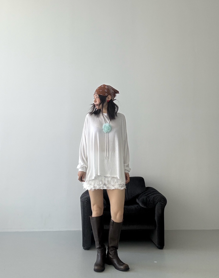 PLATFORM-L直郵韓國代購㊣女裝新款推薦25春夏休閑人氣短裙PLATFORM短裙