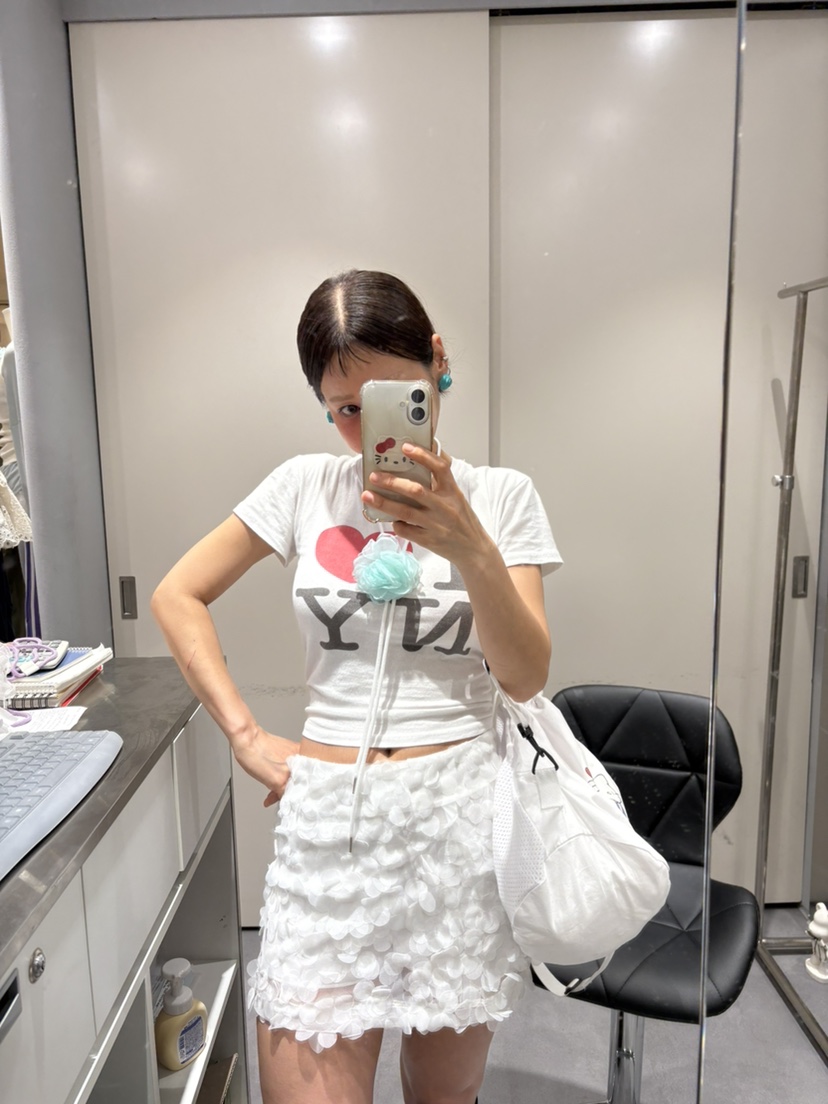 PLATFORM-L直郵韓國代購㊣女裝新款推薦25春夏休閑人氣短裙PLATFORM短裙