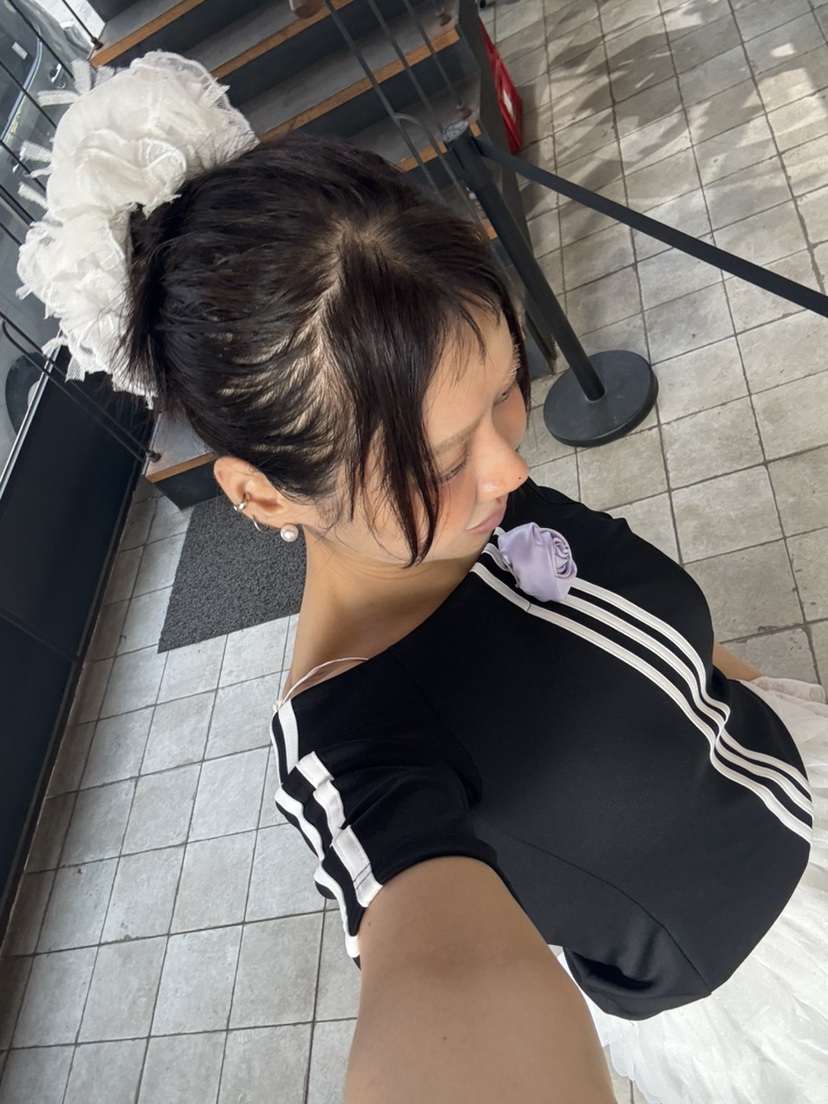 PLATFORM-L韓國㊣直郵東大門代購女裝新款休閑25春夏時尚T恤PLATFORMT恤