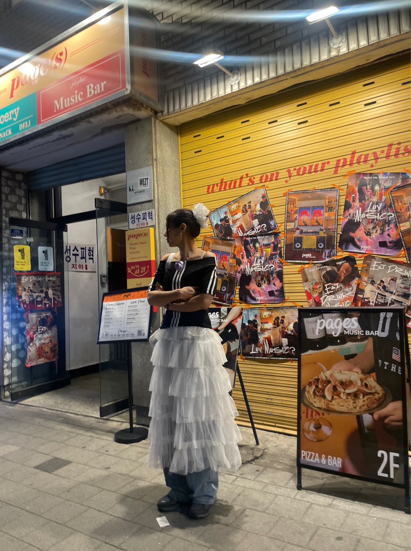 PLATFORM-L韓國㊣直郵東大門代購女裝新款休閑25春夏時尚T恤PLATFORMT恤