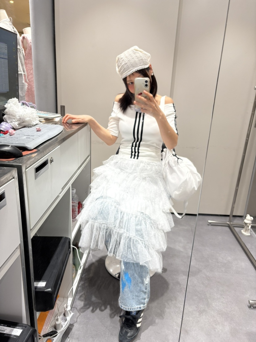 PLATFORM-L韓國㊣直郵東大門代購女裝新款休閑25春夏時尚T恤PLATFORMT恤