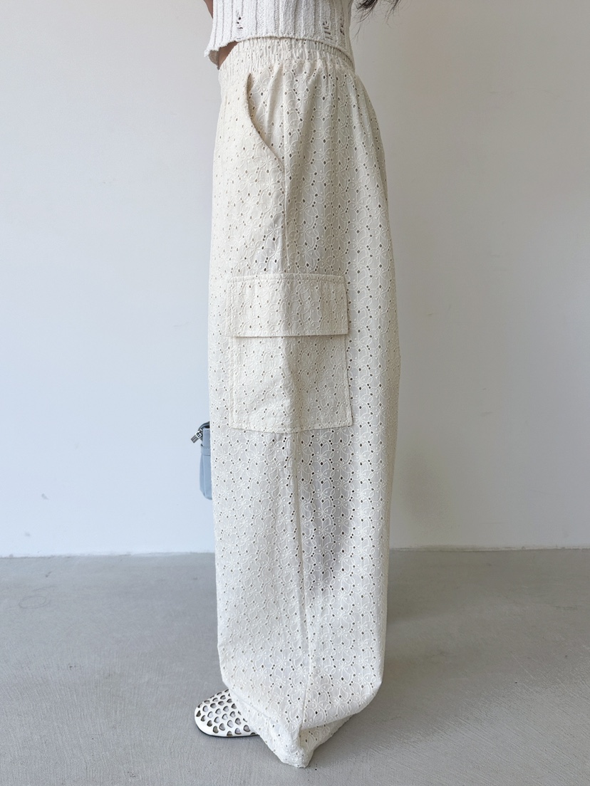 LIVE AID-P韓國㊣直郵東大門代購女裝新款人氣時尚休閑褲ANDMORE BUTTON休閑褲