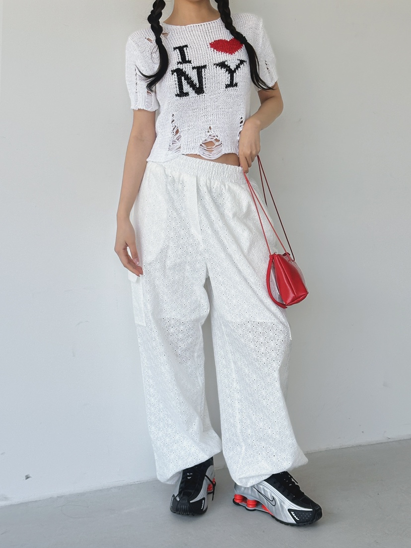 LIVE AID-P韓國㊣直郵東大門代購女裝新款人氣時尚休閑褲ANDMORE BUTTON休閑褲