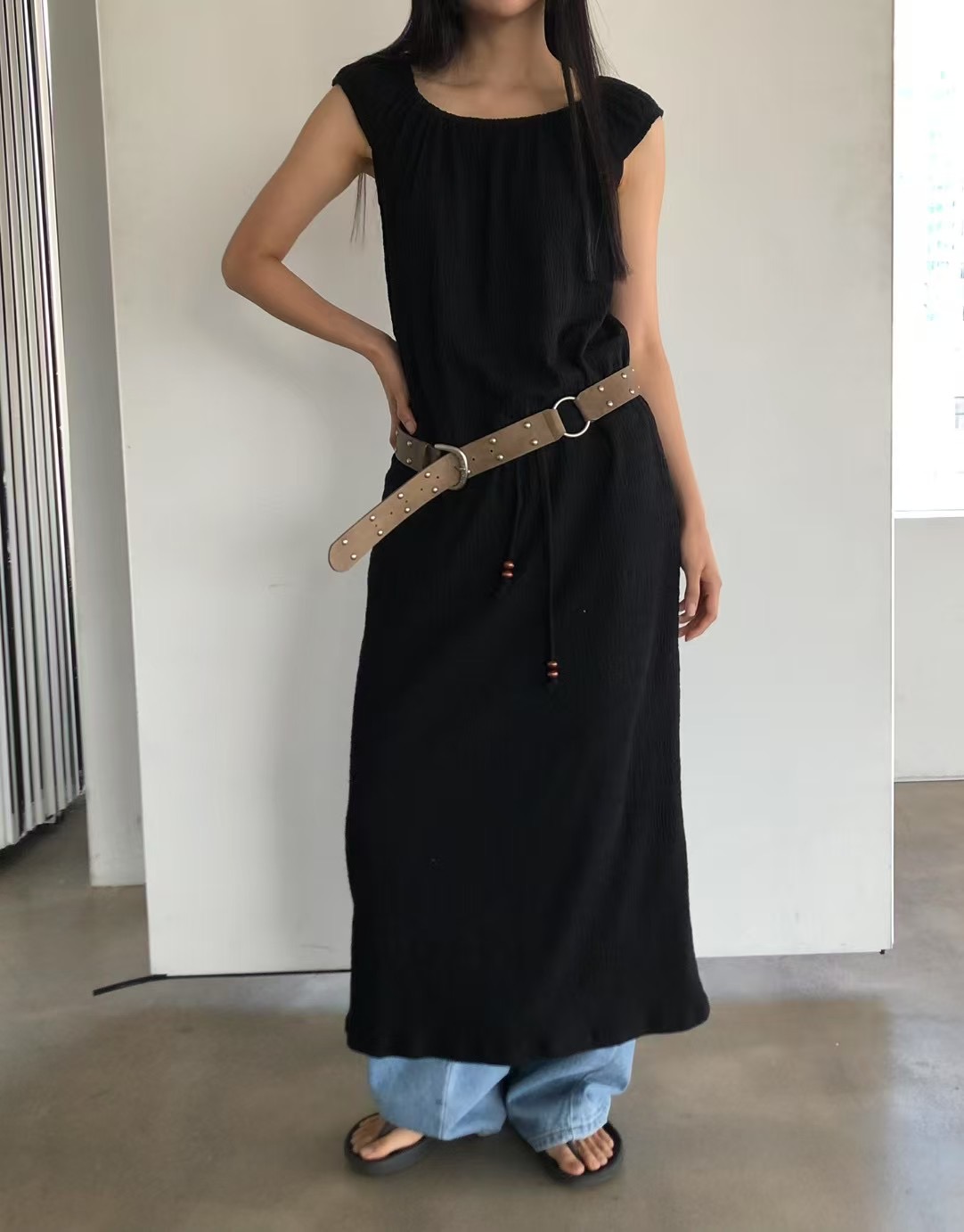 BY RANI-ot韓國直郵㊣女裝新款人氣25春夏連衣裙不含腰帶BY RANI-ot連衣裙圖色2