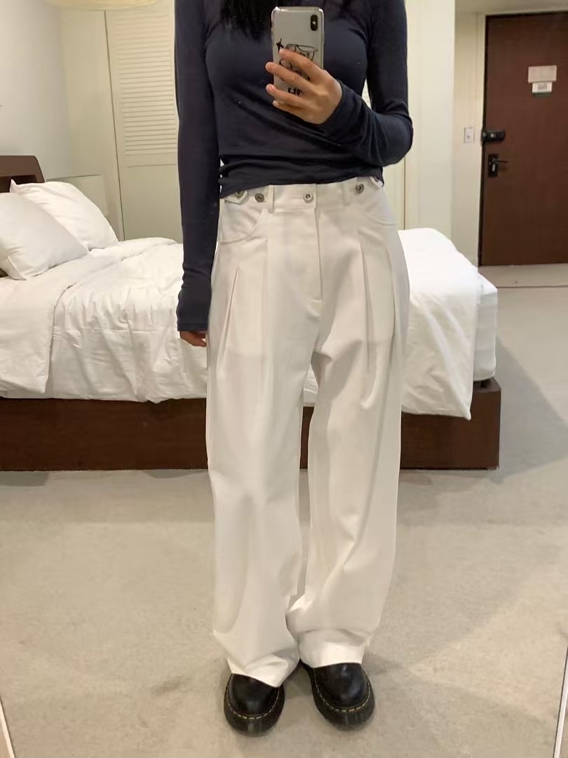 IMMENSE韓國㊣直郵東大門代購女裝新款推薦熱賣時尚人氣休閑褲IMMENSE休閑褲