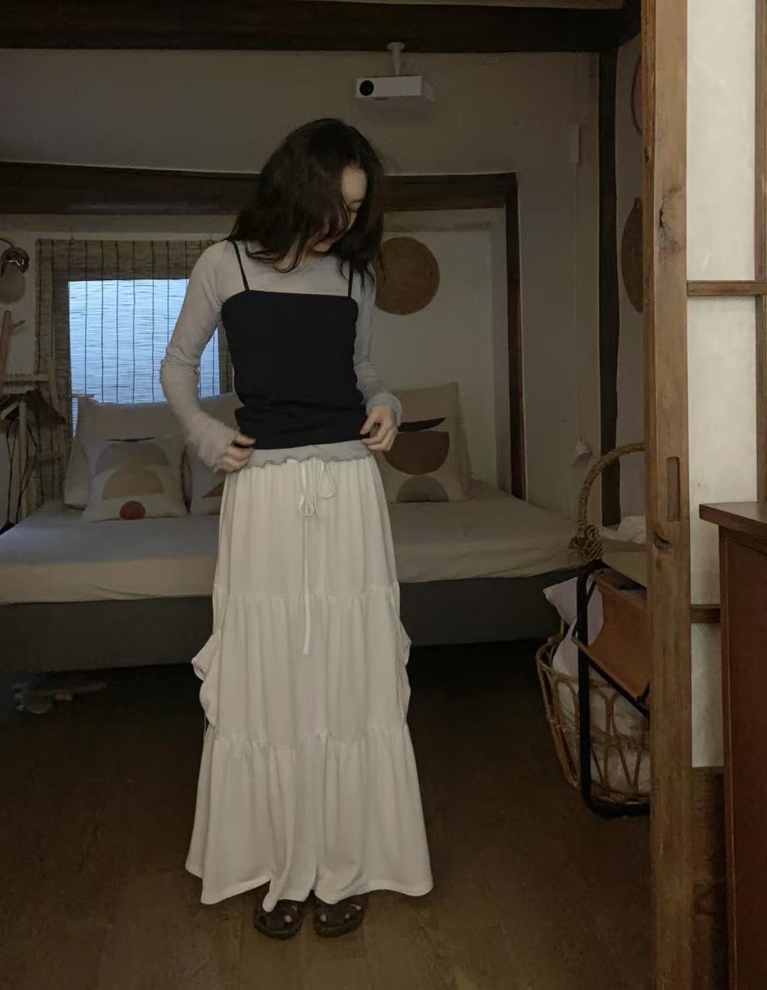 BY RANI-ot韓國㊣直郵東大門代購女裝新款熱賣休閑人氣長裙BY RANI-ot長裙