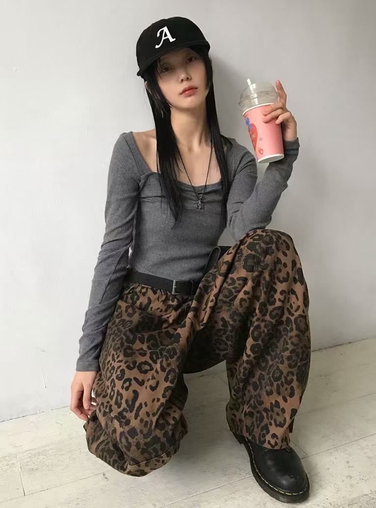 IMMENSE韓國直郵㊣東大門實拍女裝新款休閑時尚推薦長袖T恤IMMENSE長袖T恤
