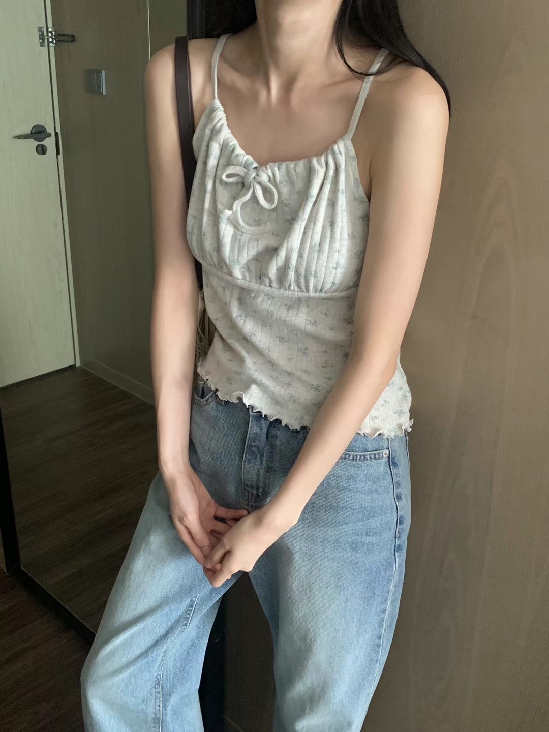 WANDERLUST直郵韓國代購㊣女裝新品推薦人氣時尚熱賣吊帶背心WANDERLUST吊帶/背心