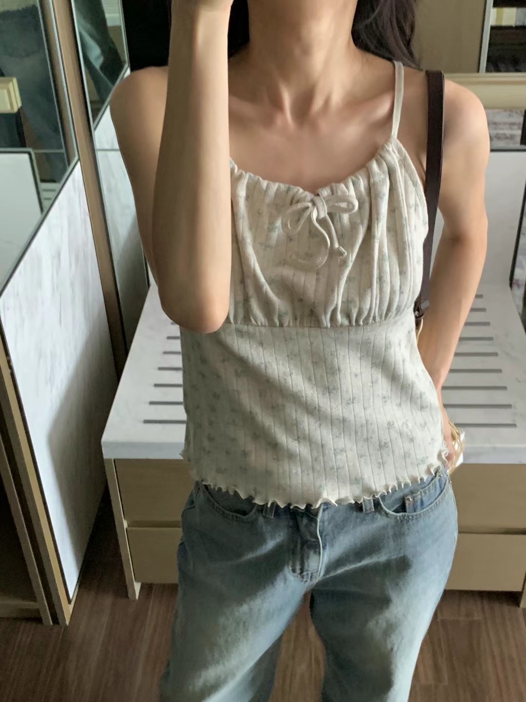 WANDERLUST直郵韓國代購㊣女裝新品推薦人氣時尚熱賣吊帶背心WANDERLUST吊帶/背心