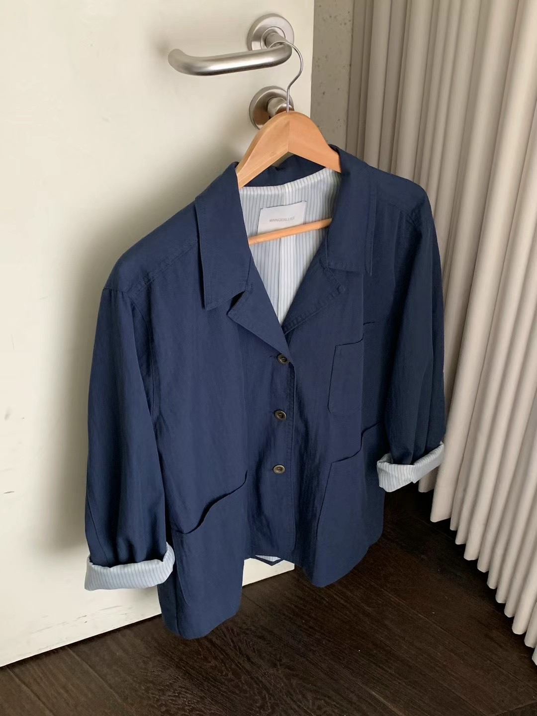 WANDERLUST韓國㊣直郵東大門代購女裝新品25春夏時尚人氣夾克WANDERLUST夾克