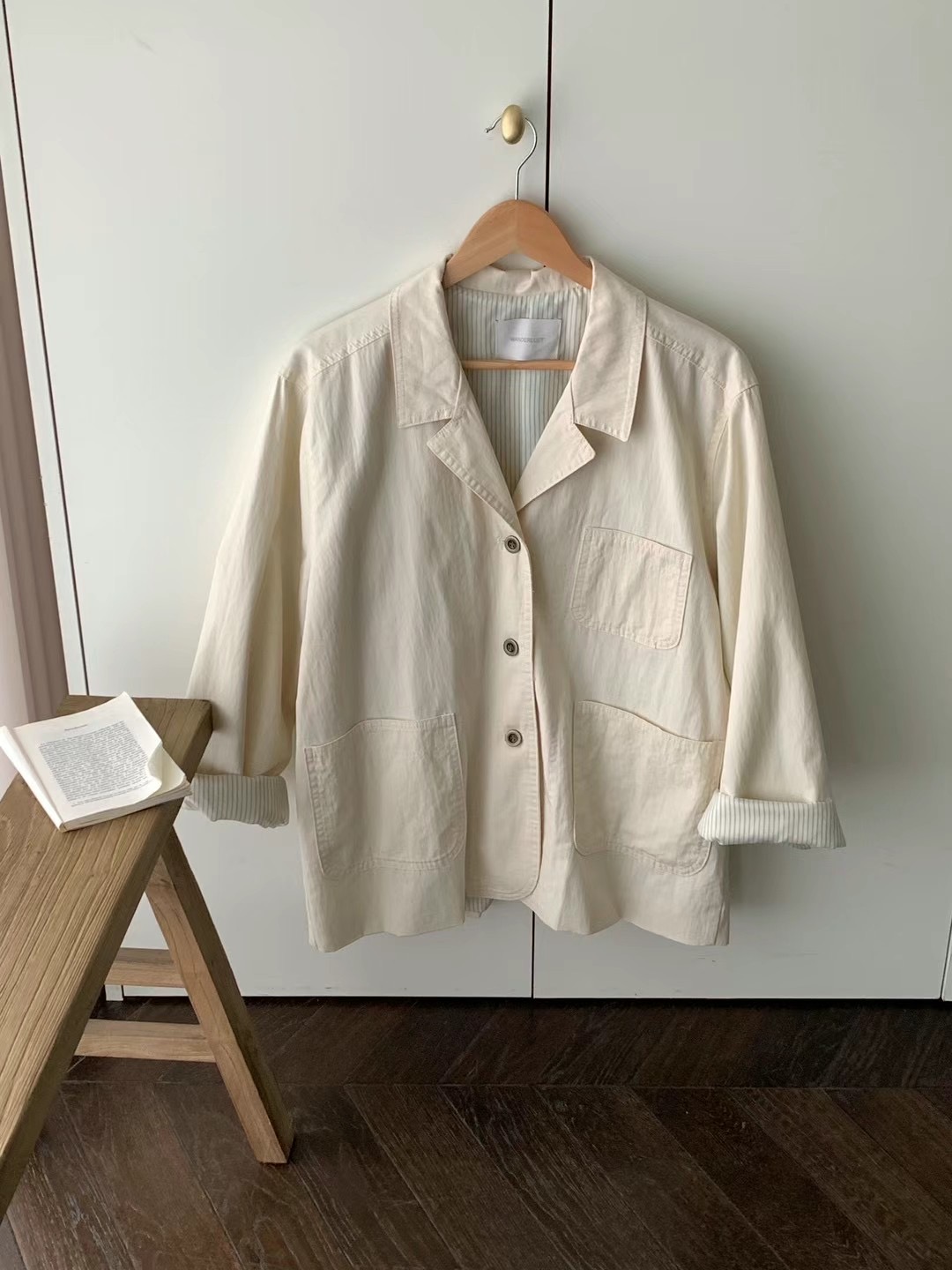 WANDERLUST韓國㊣直郵東大門代購女裝新品25春夏時尚人氣夾克WANDERLUST夾克