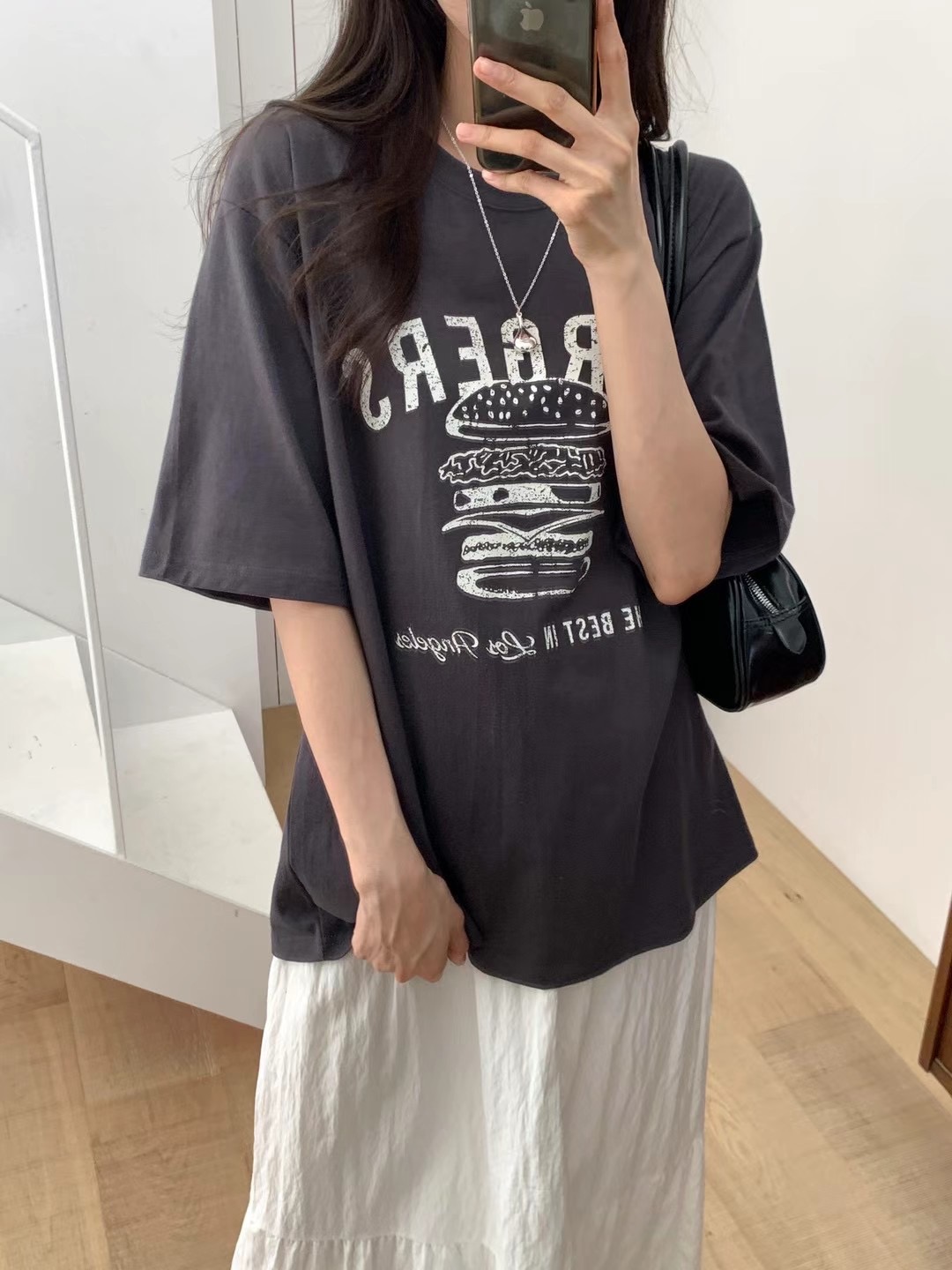 WANDERLUST直郵韓國代購㊣女裝新品人氣推薦25春夏時尚休閑T恤WANDERLUSTT恤圖色2