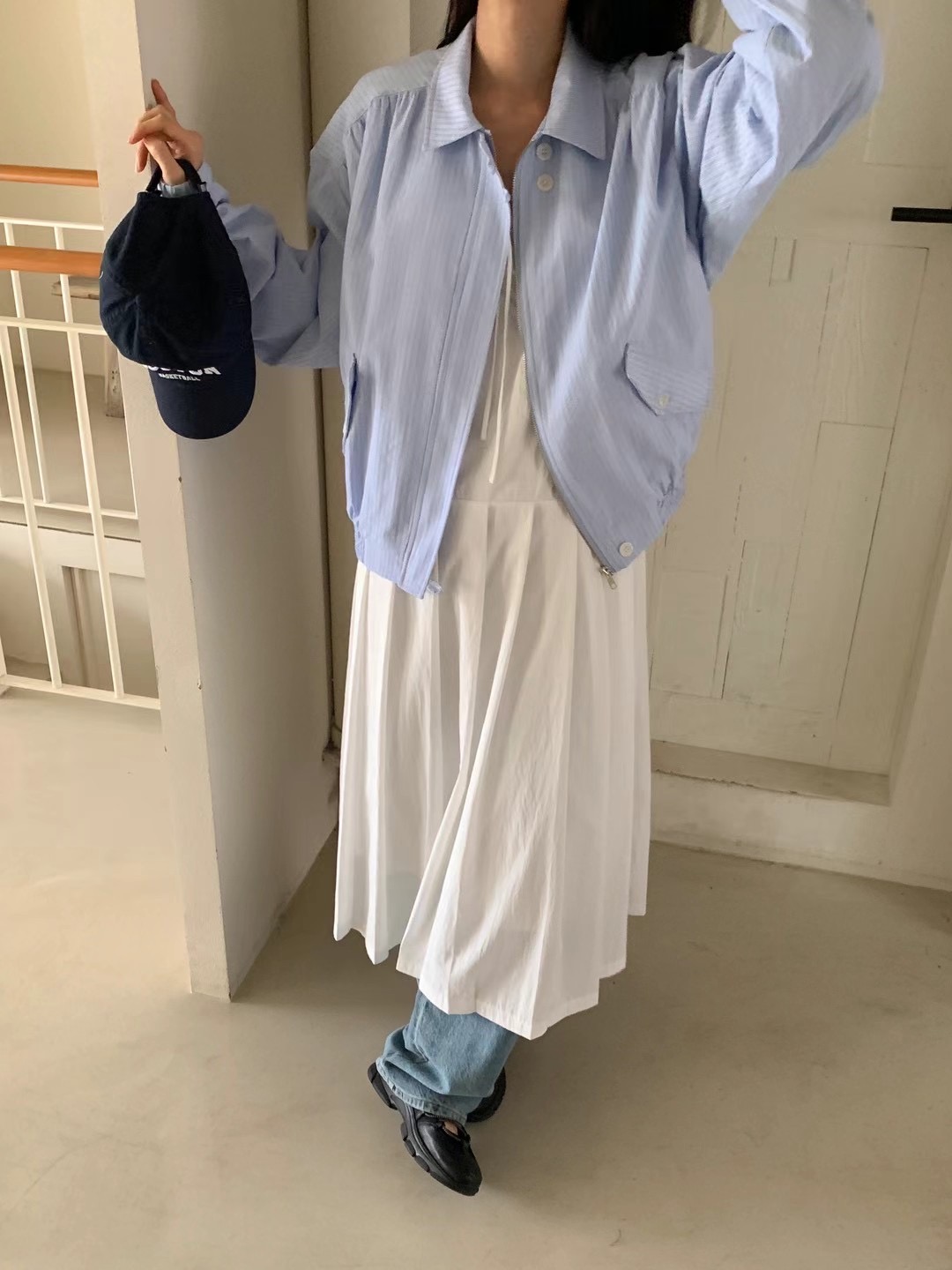 WANDERLUST韓國直郵㊣東大門實拍女裝新款推薦休閑人氣連衣裙WANDERLUST連衣裙