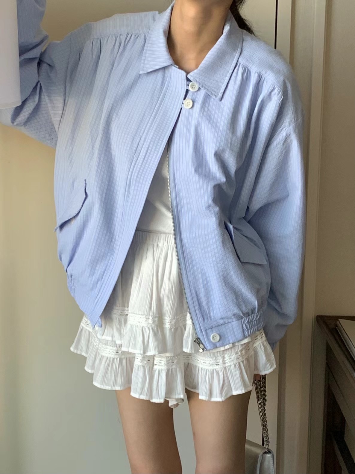 WANDERLUST韓國直郵㊣女裝新款休閑25春夏時尚推薦熱賣夾克WANDERLUST夾克