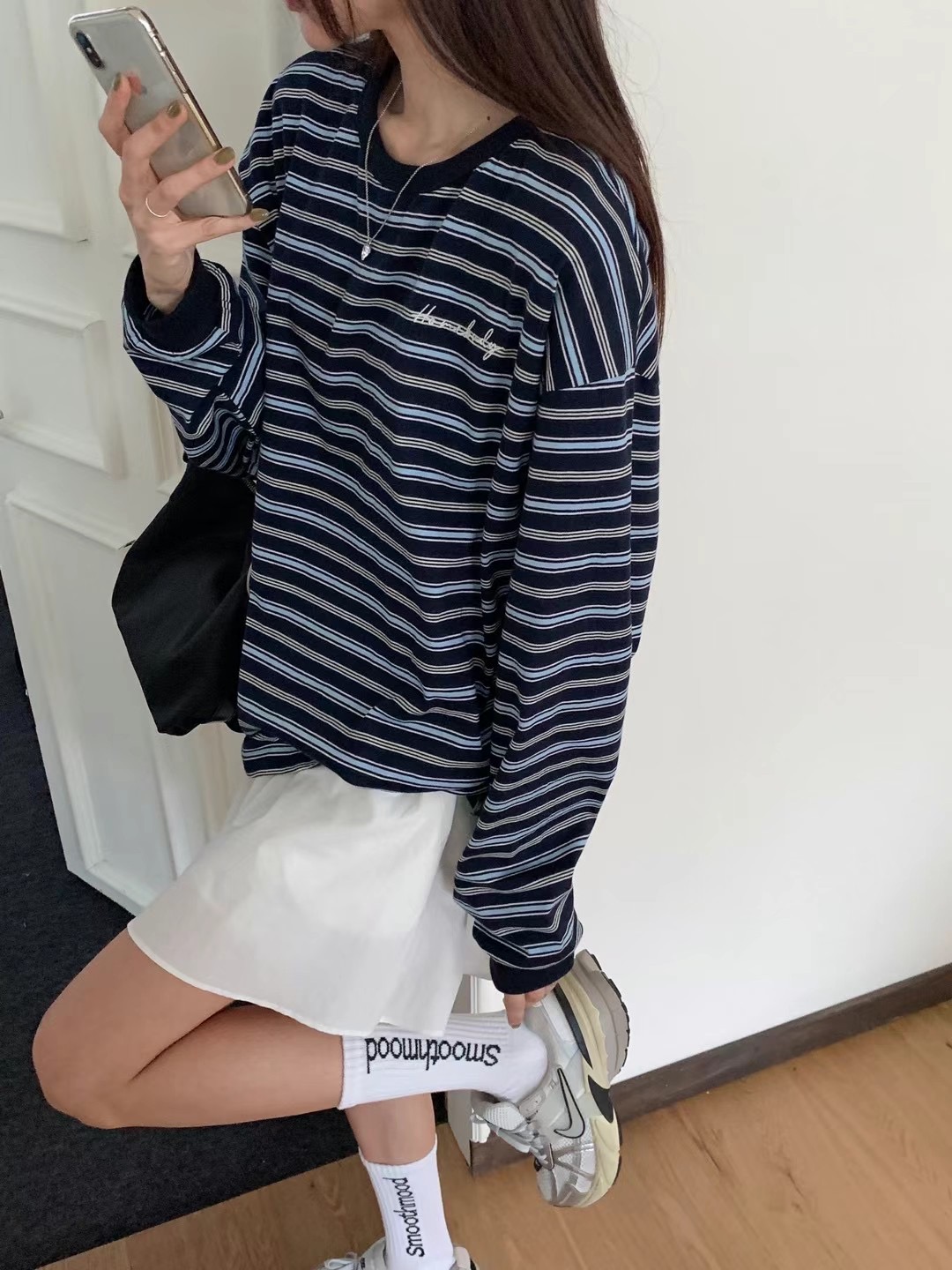 WANDERLUST韓國㊣直郵東大門代購女裝新品人氣時尚推薦長袖T恤WANDERLUST長袖T恤