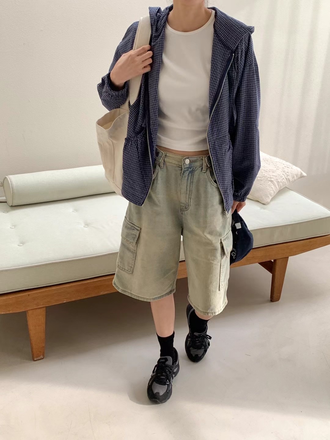 WANDERLUST直郵韓國代購㊣女裝新品25春夏人氣休閑時尚夾克WANDERLUST夾克