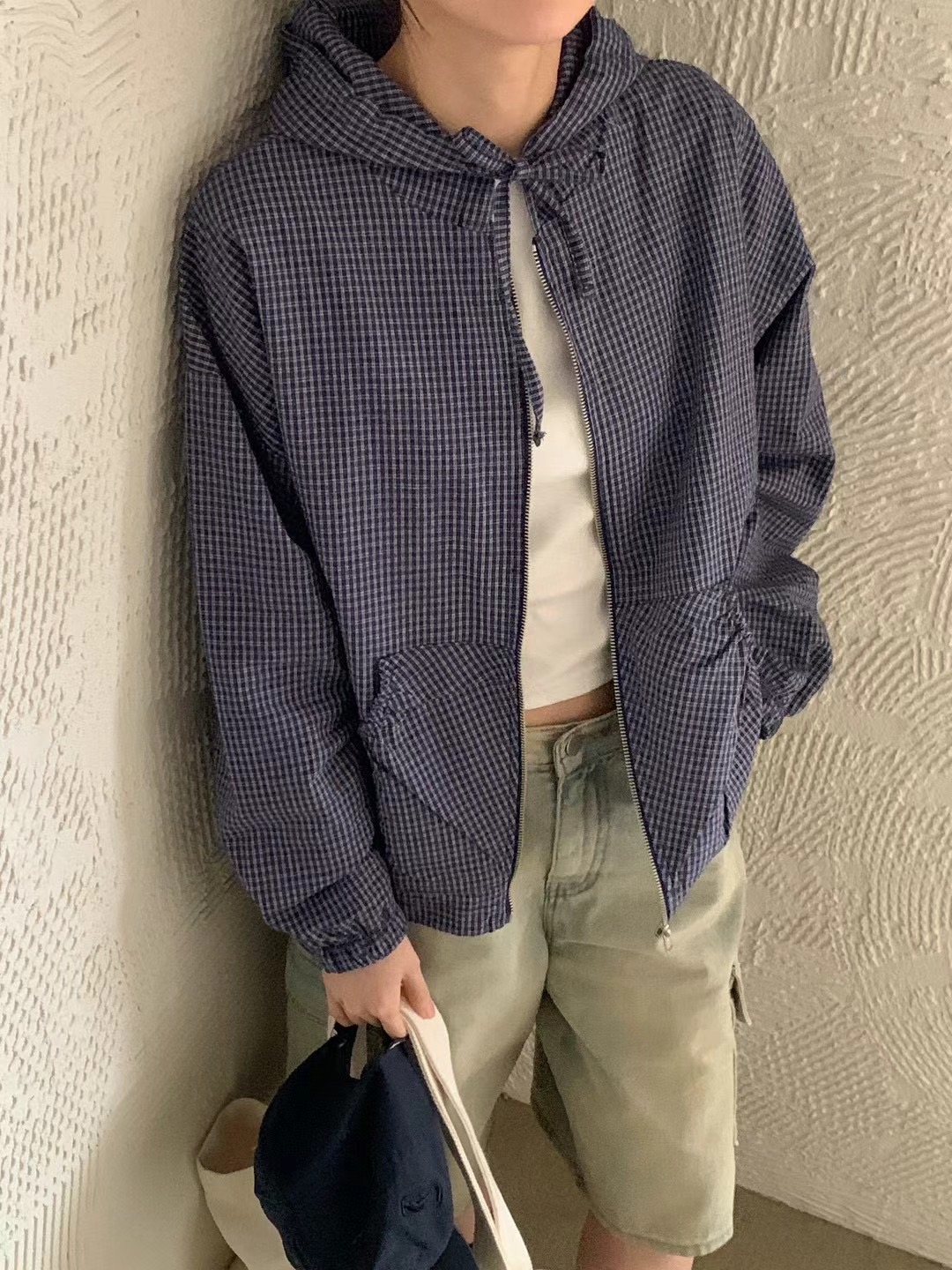 WANDERLUST直郵韓國代購㊣女裝新品25春夏人氣休閑時尚夾克WANDERLUST夾克圖色2
