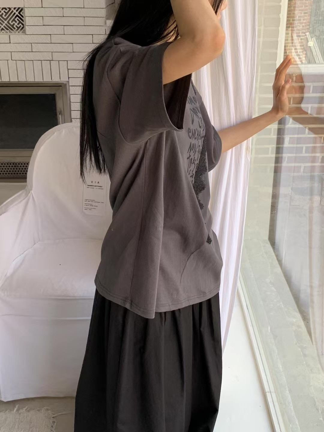 PEETS韓國直郵㊣東大門實拍女裝新款推薦熱賣25春夏人氣T恤PEETST恤