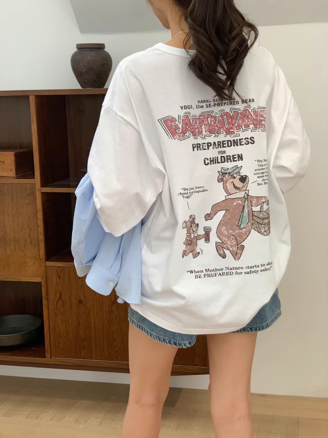 WANDERLUST韓國㊣直郵東大門代購女裝新品熱賣25春夏長袖T恤WANDERLUST長袖T恤