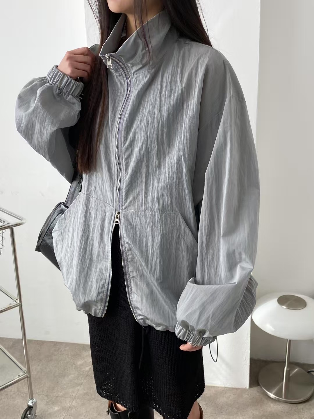 UNPLAN韓國直郵㊣東大門實拍女裝新品25春夏人氣推薦時尚夾克UNPLAN夾克圖色2