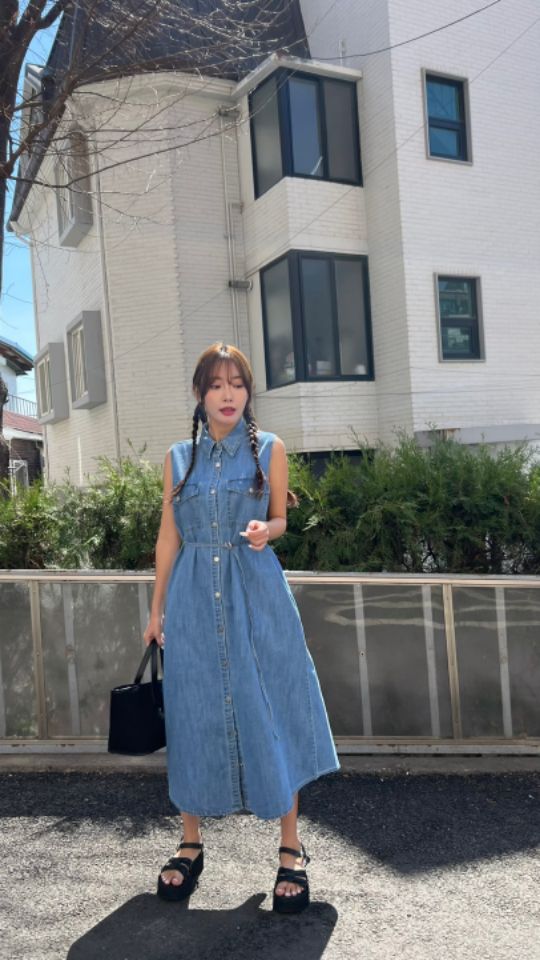 HEY/TO SEWING直郵韓國代購㊣女裝新款25春夏休閑熱賣連衣裙BY HEY/TO SEWING連衣裙