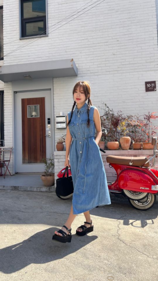 HEY/TO SEWING直郵韓國代購㊣女裝新款25春夏休閑熱賣連衣裙BY HEY/TO SEWING連衣裙