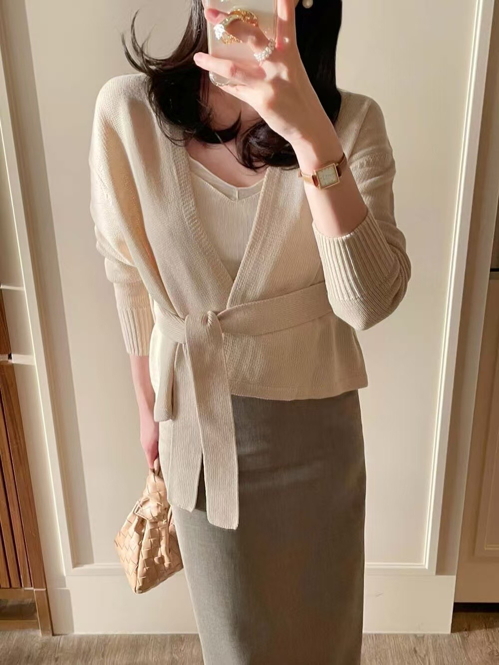 RUBLE韓國直郵㊣東大門實拍女裝新品熱賣人氣時尚25春夏針織衫RICHMOND針織衫