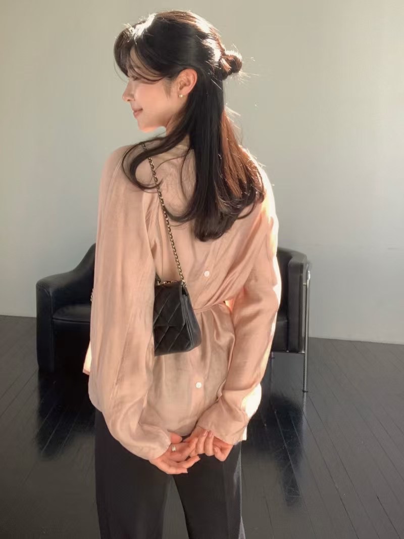 RUBLE韓國直郵㊣女裝新款休閑時尚25春夏熱賣人氣襯衫蕾絲衫RICHMOND襯衫/蕾絲衫