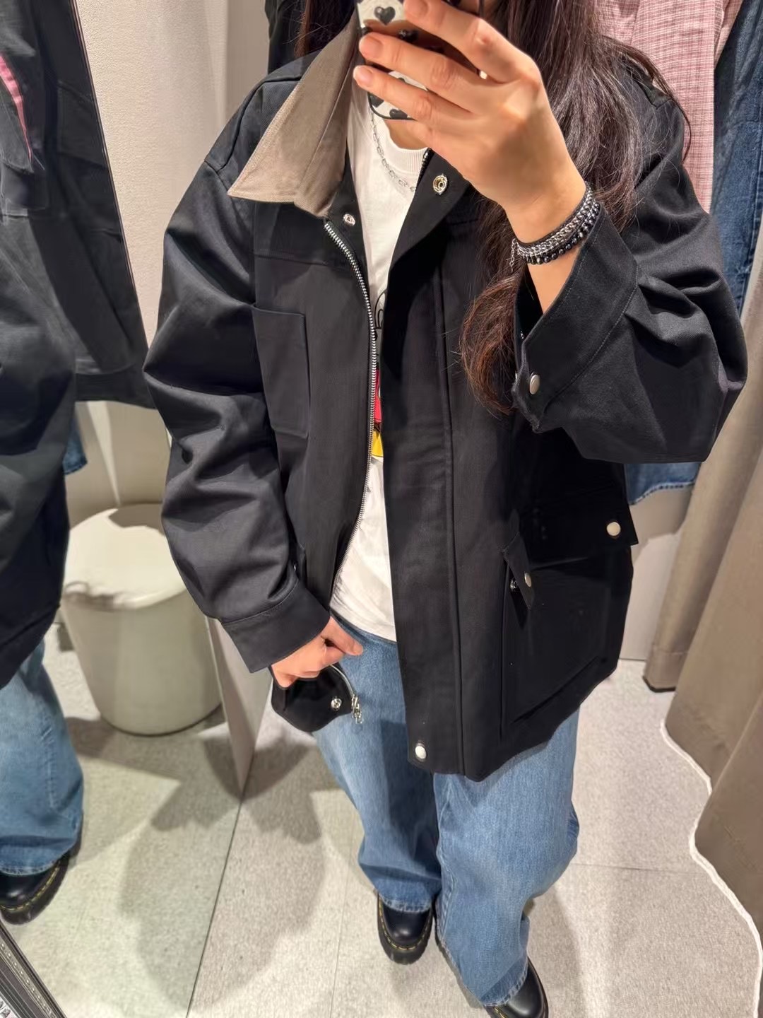UNPLAN韓國直郵㊣女裝新品推薦25春夏人氣熱賣休閑時尚夾克UNPLAN夾克