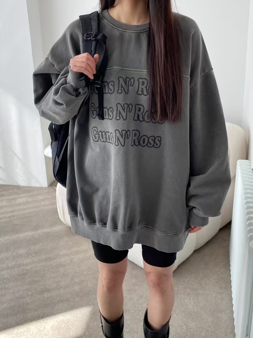 UNPLAN韓國直郵㊣女裝新款時尚推薦人氣休閑25春夏熱賣衛衣UNPLAN衛衣