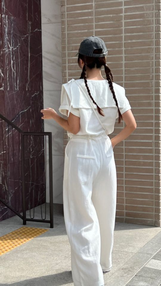 HEY/TO SEWING韓國直郵㊣東大門實拍女裝新品人氣連體褲口袋BY HEY/TO SEWING連體褲