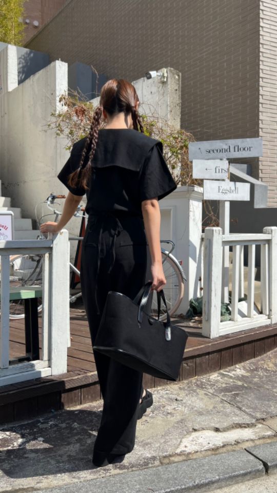 HEY/TO SEWING韓國直郵㊣東大門實拍女裝新品人氣連體褲口袋BY HEY/TO SEWING連體褲