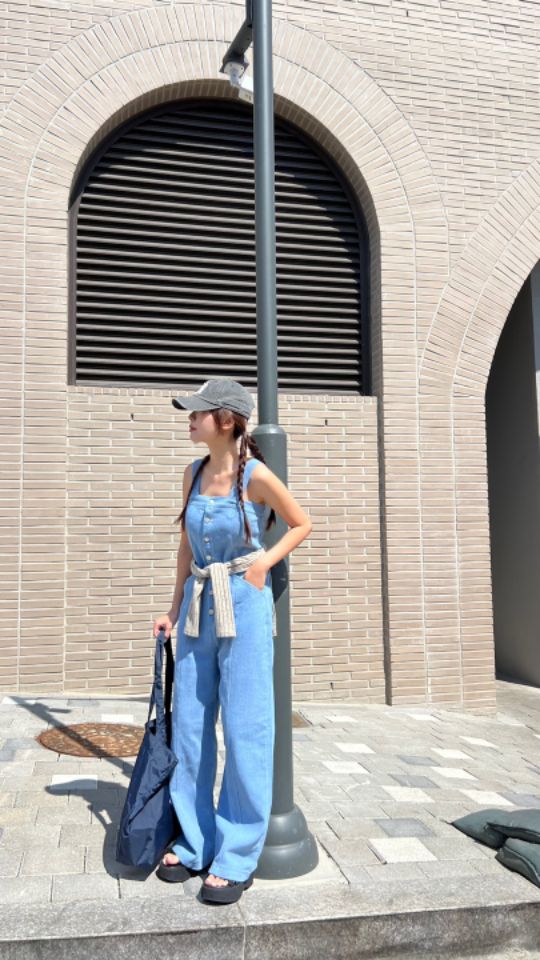 HEY/TO SEWING韓國㊣直郵東大門代購女裝新品推薦休閑連體褲BY HEY/TO SEWING連體褲