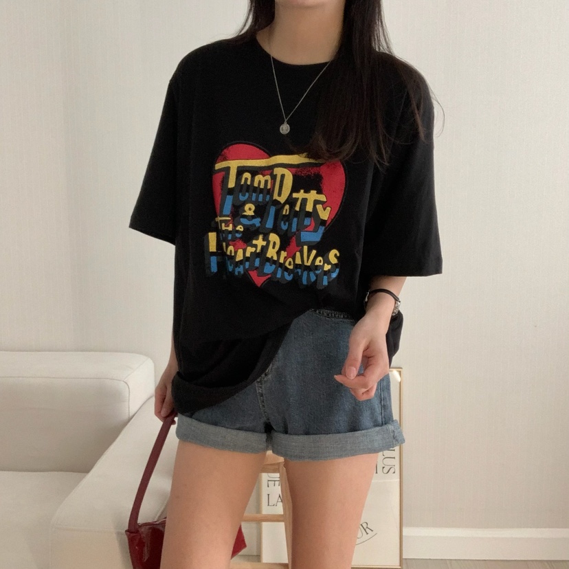 FROMJINI韓國㊣直郵東大門代購女裝新款人氣休閑25春夏推薦T恤FROMJINIT恤