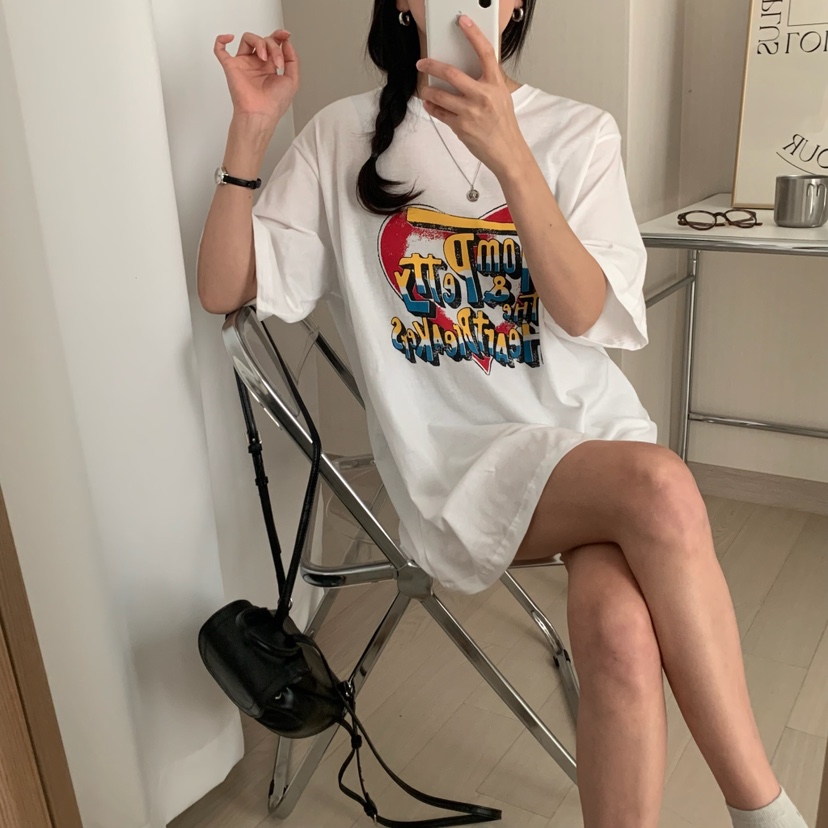 FROMJINI韓國㊣直郵東大門代購女裝新款人氣休閑25春夏推薦T恤FROMJINIT恤