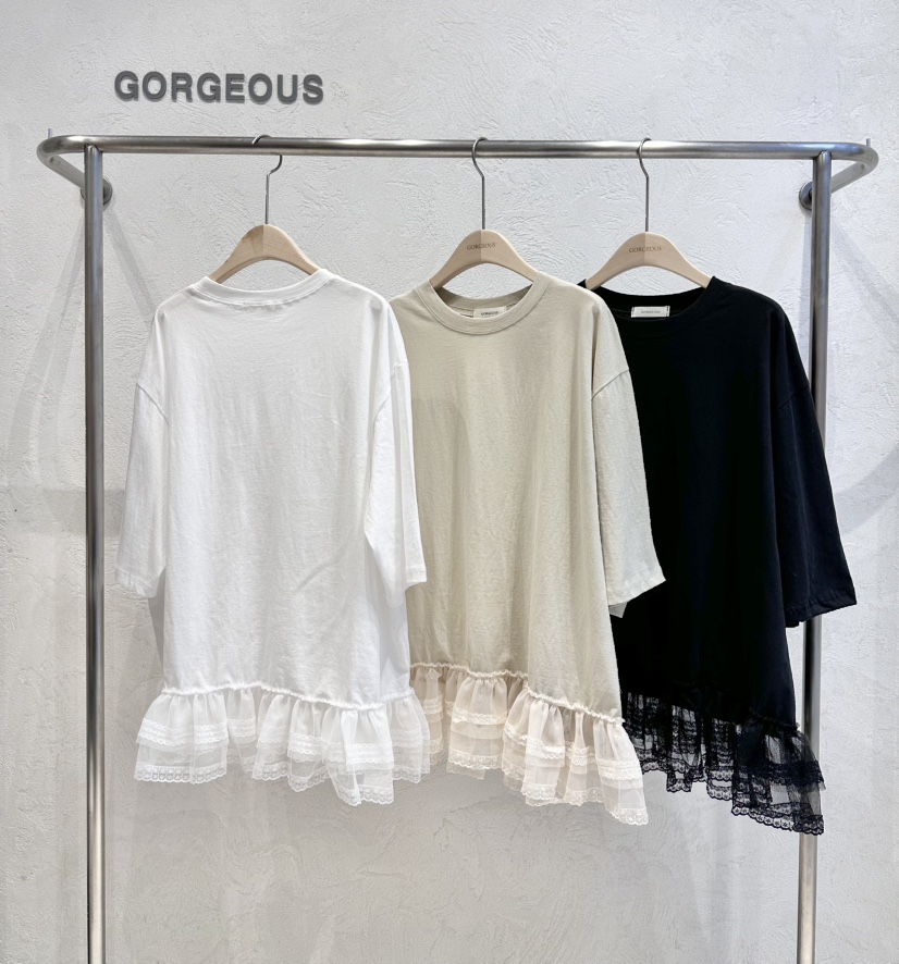 GORGEOUS韓國直郵㊣東大門實拍女裝新款人氣推薦熱賣25春夏T恤GORGEOUST恤