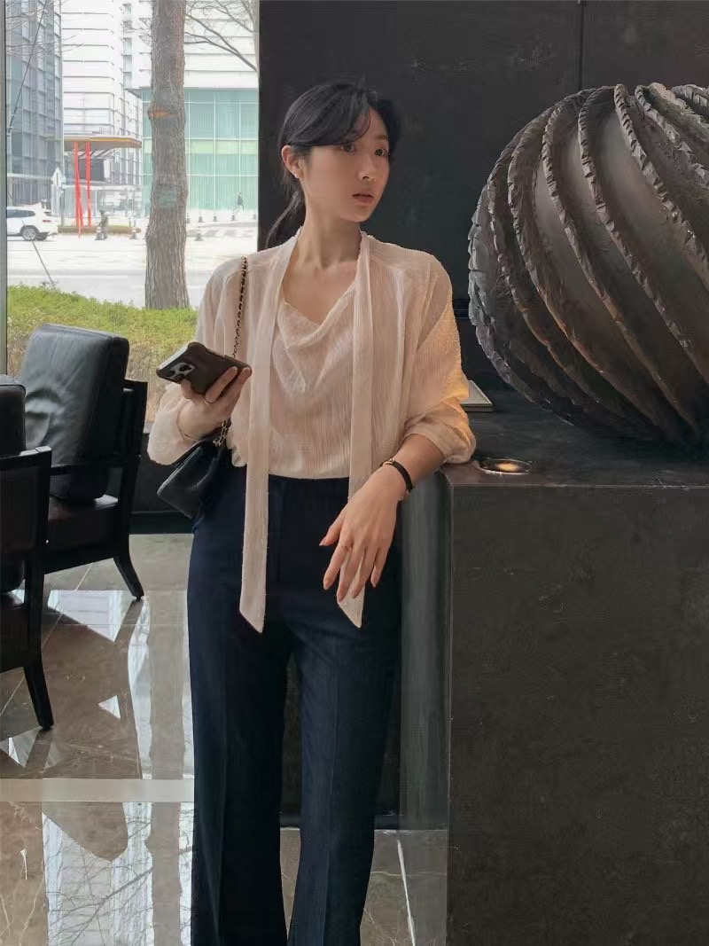 RUBLE直郵韓國代購㊣女裝新品時尚25春夏推薦休閑正裝褲西褲RICHMOND正裝褲/西褲