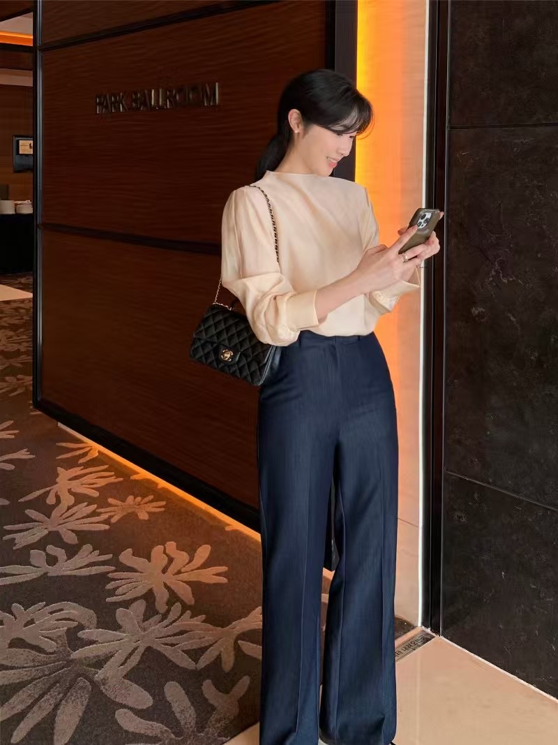RUBLE直郵韓國代購㊣女裝新品時尚25春夏推薦休閑正裝褲西褲RICHMOND正裝褲/西褲