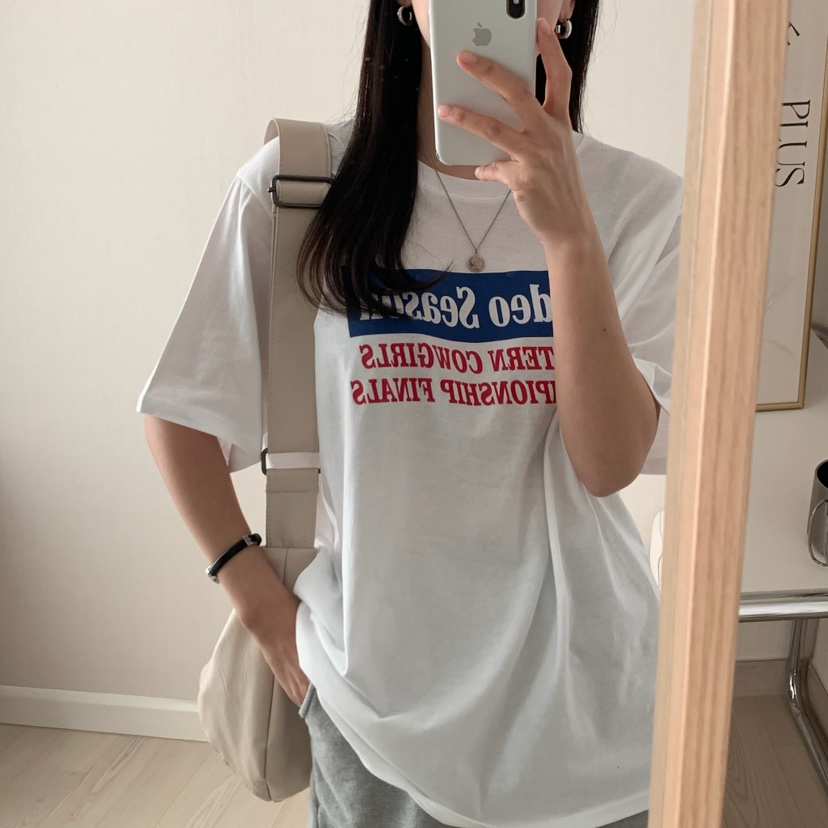 HELLO JINI韓國直郵㊣東大門實拍女裝新品人氣熱賣推薦T恤HELLO JINIT恤