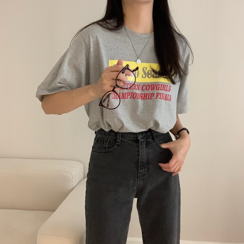 HELLO JINI韓國直郵㊣東大門實拍女裝新品人氣熱賣推薦T恤HELLO JINIT恤