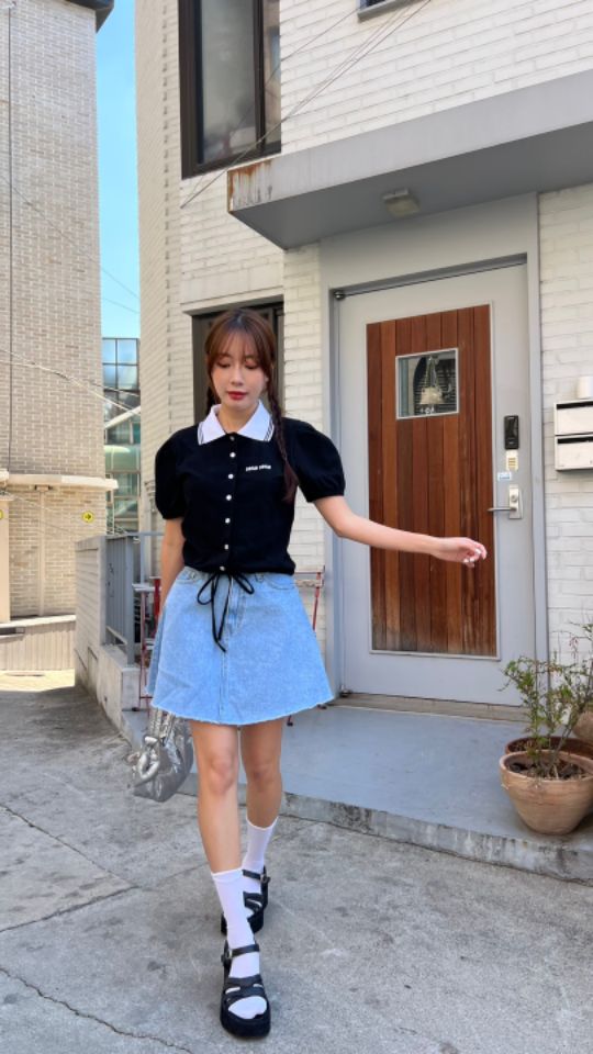 HEY/TO SEWING韓國直郵㊣女裝新品推薦休閑25春夏熱賣T恤BY HEY/TO SEWINGT恤