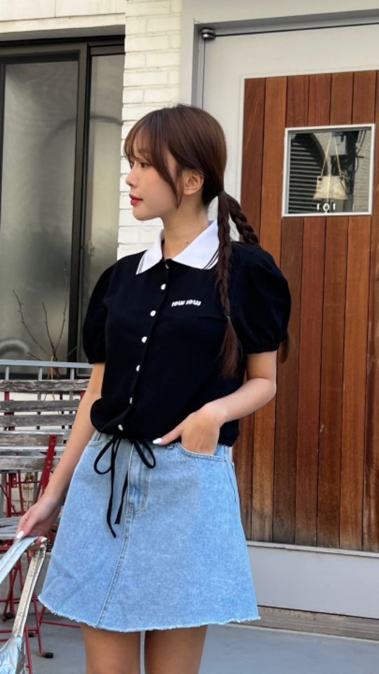 HEY/TO SEWING韓國直郵㊣女裝新品推薦休閑25春夏熱賣T恤BY HEY/TO SEWINGT恤